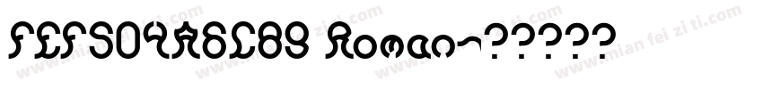 FEF504A6C89 Roman字体转换
